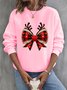 Crew Neck Casual Sweatshirt