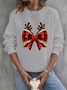 Crew Neck Casual Sweatshirt