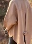 Loose Casual Shawl Collar Jacket