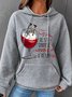Christmas It’s The Most Wonderful Wine Of The Year Simple Loose Hoodie