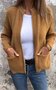 Shawl Collar Casual Jacket