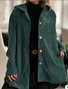 Vintage Plain Hoodie Jacket