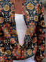 Crew Neck Casual Ethnic Jacket