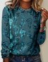 Casual 3D Printing Loose T-Shirt