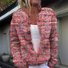 Geometric Casual Loose Jacket