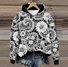 Loose 3D Printing Hoodie Casual Sweatshirt