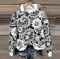 Loose 3D Printing Hoodie Casual Sweatshirt
