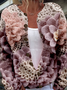 Casual Loose Crew Neck Cardigan