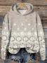 Hoodie Loose Casual Floral Sweatshirt