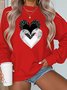 Crew Neck Casual Sweatshirt