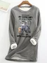 My Coffee And I Are Having A Moment Casual Fluff Fleece Fabric Sweatshirt