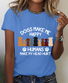 Dogs Make Me Happy Humans Make My Head Hurt Women's Cotton T-shirt