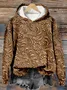 Vintage Loose 3D Printing Hoodie Hoodie
