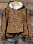 Vintage Loose 3D Printing Hoodie Hoodie