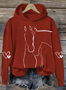 Love Pony Art Leisure Hoodie
