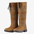 Leather Contrast Stitching Winter Cotton-Padded Boots
