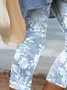 Women's Floral Spring Print Casual Leggings