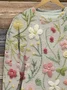 Women's Printing Floral Daily Going Out Two-Piece Set As Picture Casual Spring/Fall Top With Pants Matching Set