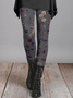 Women's Floral Print Casual Spring Leggings
