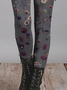 Women's Floral Print Casual Spring Leggings