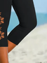 Women's Floral Spring Print Casual Fashion Leggings