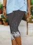 Women's Casual Floral Spring Print Leggings