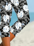 Women's Floral Spring Print Casual Leggings