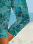 Women's Floral Spring Print Fashion Leggings