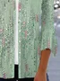 Women's Floral Spring Print Fashion Cardigan