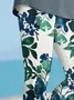 Women's Floral Spring Print Casual Leggings