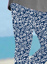 Women's Floral Spring Print Casual Leggings