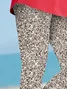 Women's Abstract Spring Print Casual Leggings