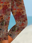 Women's Floral Spring Print Casual Leggings