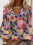 Women's Half Sleeve Summer As Picture Floral Printing V Neck Daily Going Out Casual Midi H-Line Classic Dress
