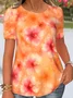 Loose Casual Floral T-Shirt
