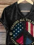 Casual Crew Neck Cotton T-Shirt