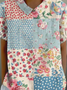 Casual Lapel Short Sleeve Printed Shirt