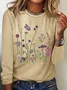 Realaxed Wildflowers Casual Long Sleeve Shirt