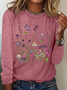 Realaxed Wildflowers Casual Long Sleeve Shirt