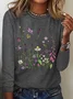 Realaxed Wildflowers Casual Long Sleeve Shirt