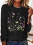 Realaxed Wildflowers Casual Long Sleeve Shirt