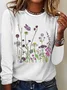 Realaxed Wildflowers Casual Long Sleeve Shirt