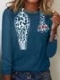 Funny Sarcastic Zoo Giraffe Casual Long Sleeve Shirt