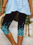 Women's Floral Print Spring Casual Leggings