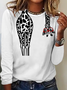 Funny Sarcastic Zoo Giraffe Casual Long Sleeve Shirt