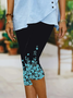Women's Floral Print Spring Casual Leggings