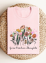 Casual Floral T-Shirt