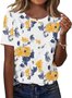 Casual Crew Neck Regular Fit T-Shirt