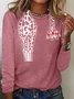 Funny Sarcastic Zoo Giraffe Casual Long Sleeve Shirt
