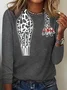 Funny Sarcastic Zoo Giraffe Casual Long Sleeve Shirt